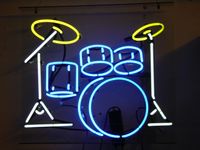 Neon Drumset